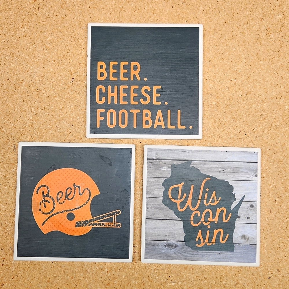 Set of 3 coasters